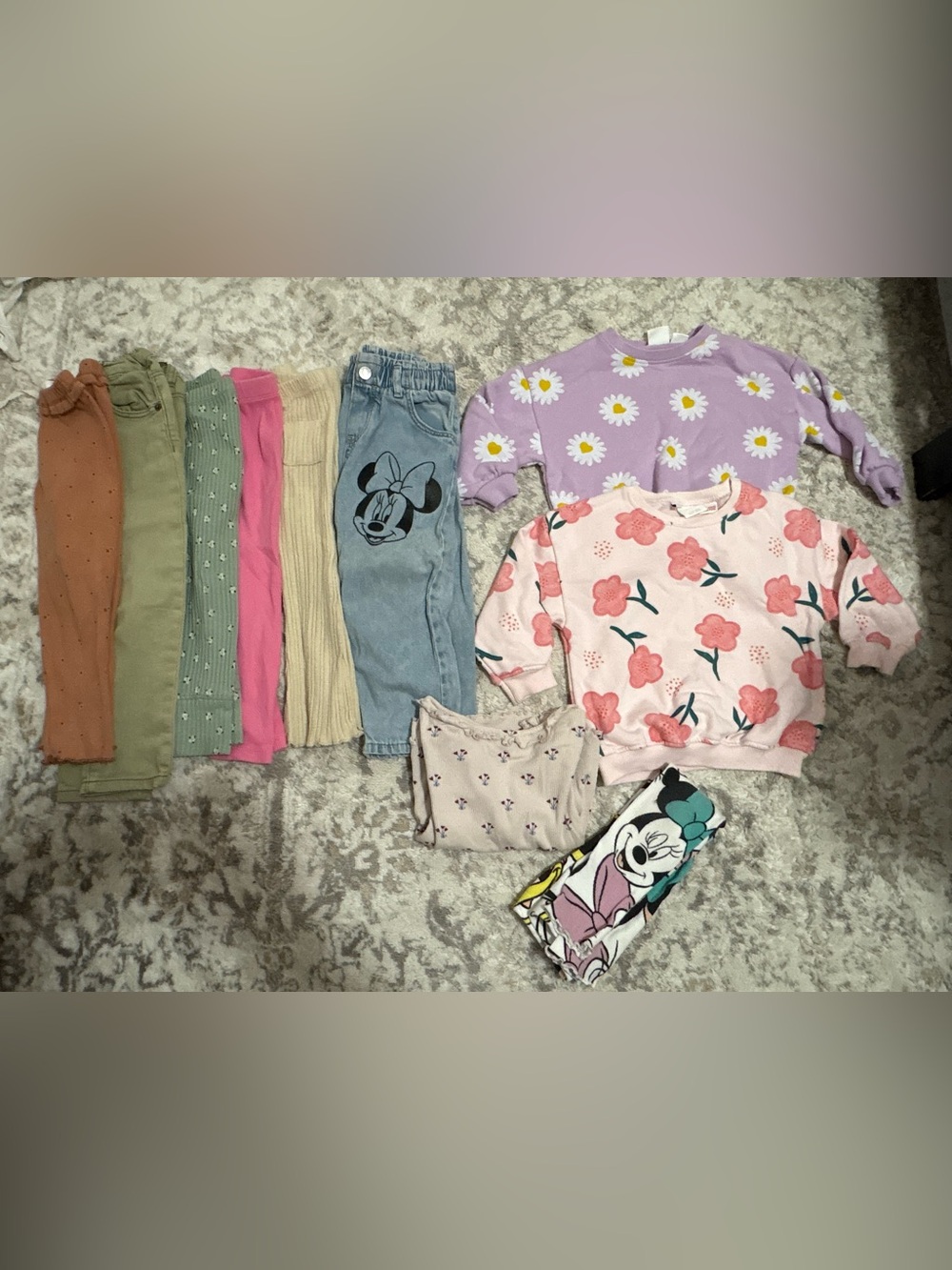 Zara bundles of 10x clothes 2-3 years legging- crewneck